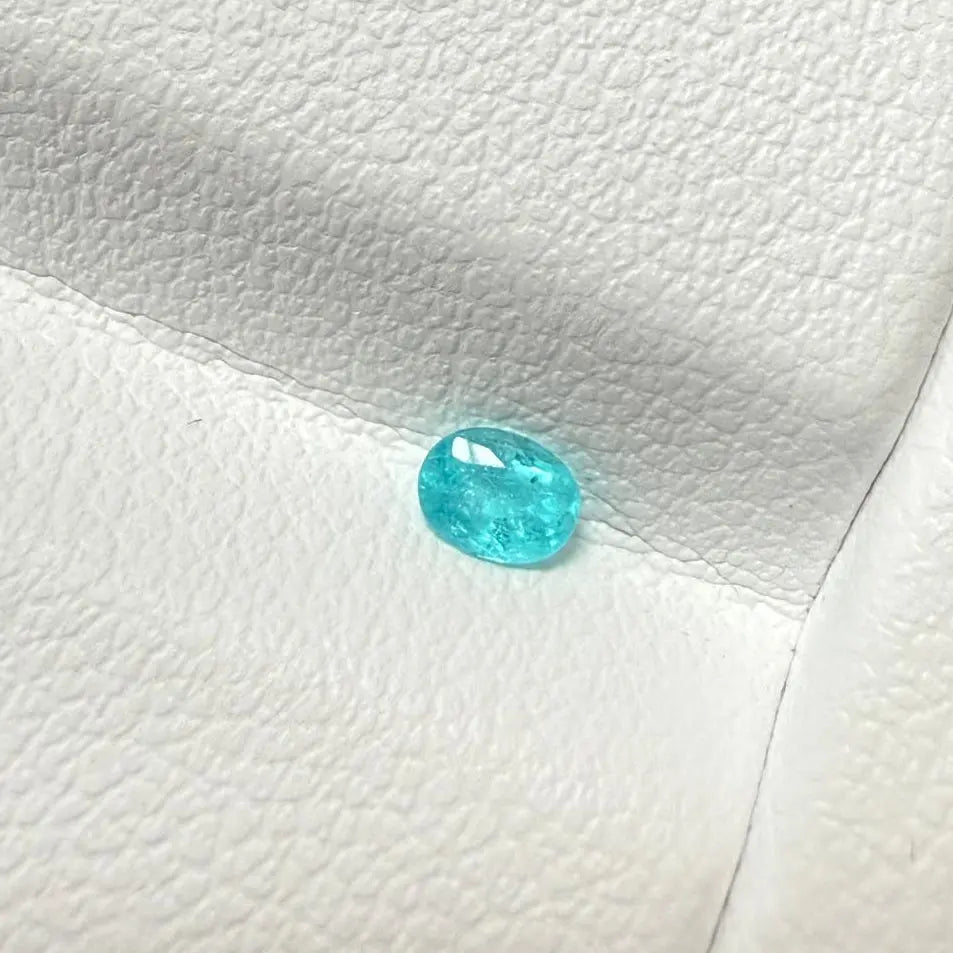 tourmaline paraiba bleu néon ovale