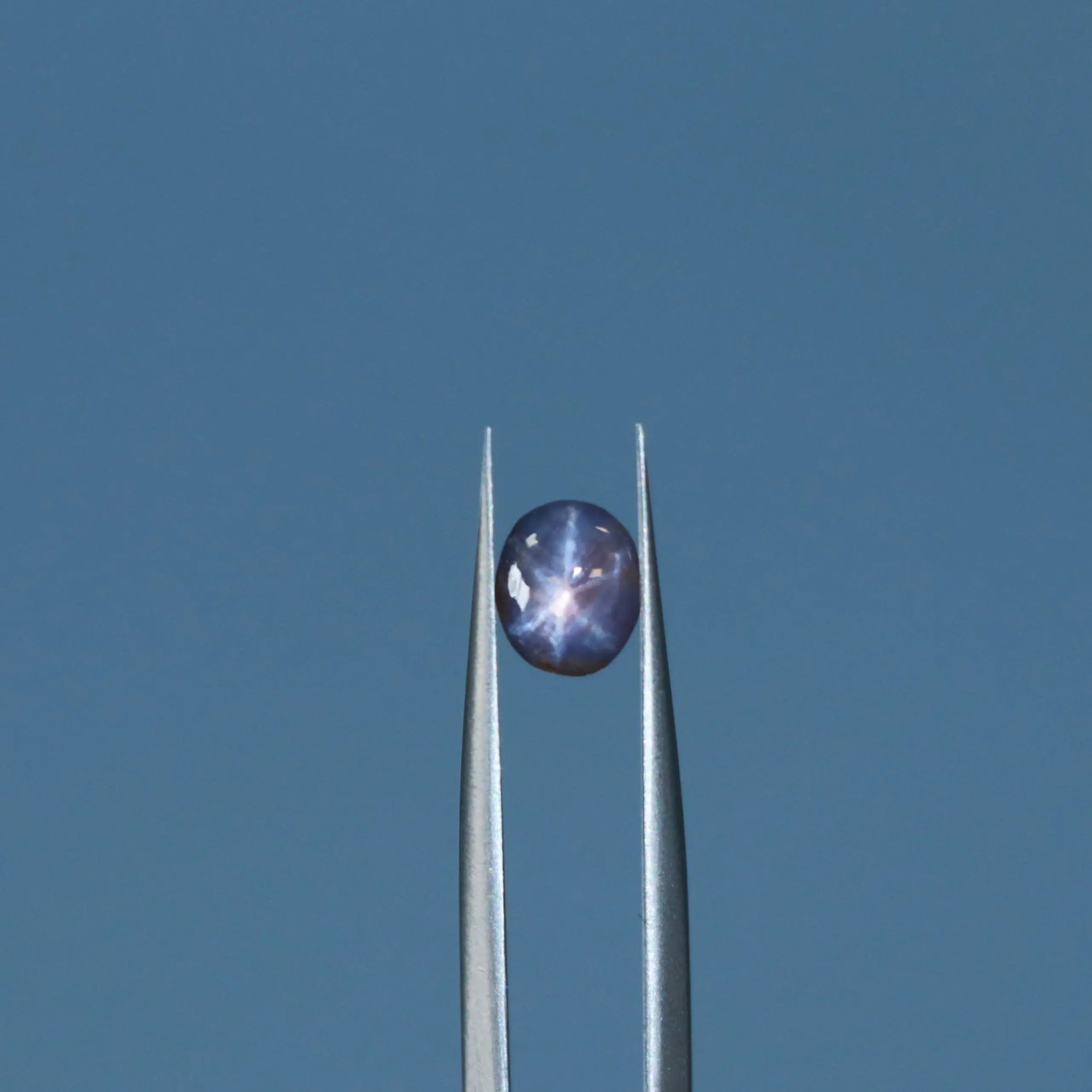 saphir étoilé violet 0.65ct mael gems